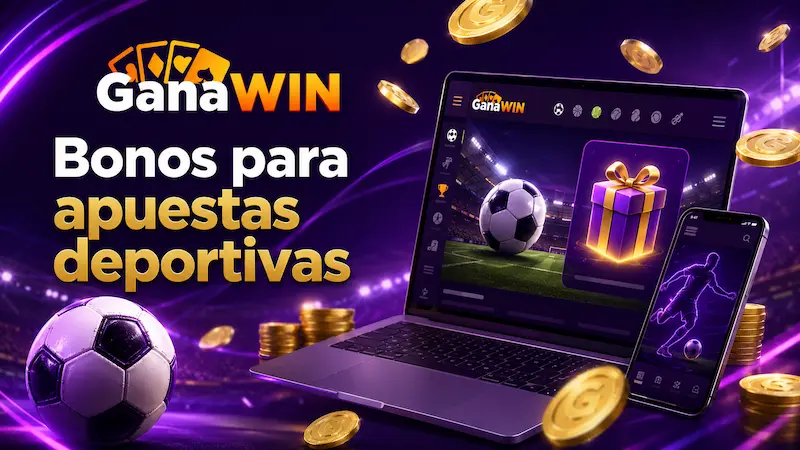 Bonos para apuestas deportivas en GanaWin con promociones y acceso móvil